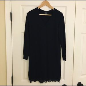 Anne Taylor black fitted dress